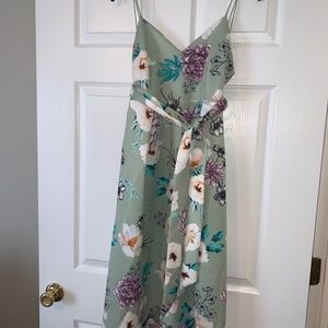 ASOS Maternity sweetheart neck midi dress